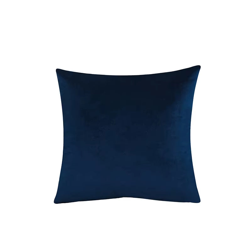 2PCS Velvet Throw Pillow Cover Soft Solid Decorative Square Cushion Case Sofa Bedroom Car Home55X55/60X60Cm Cozy Pillowcase