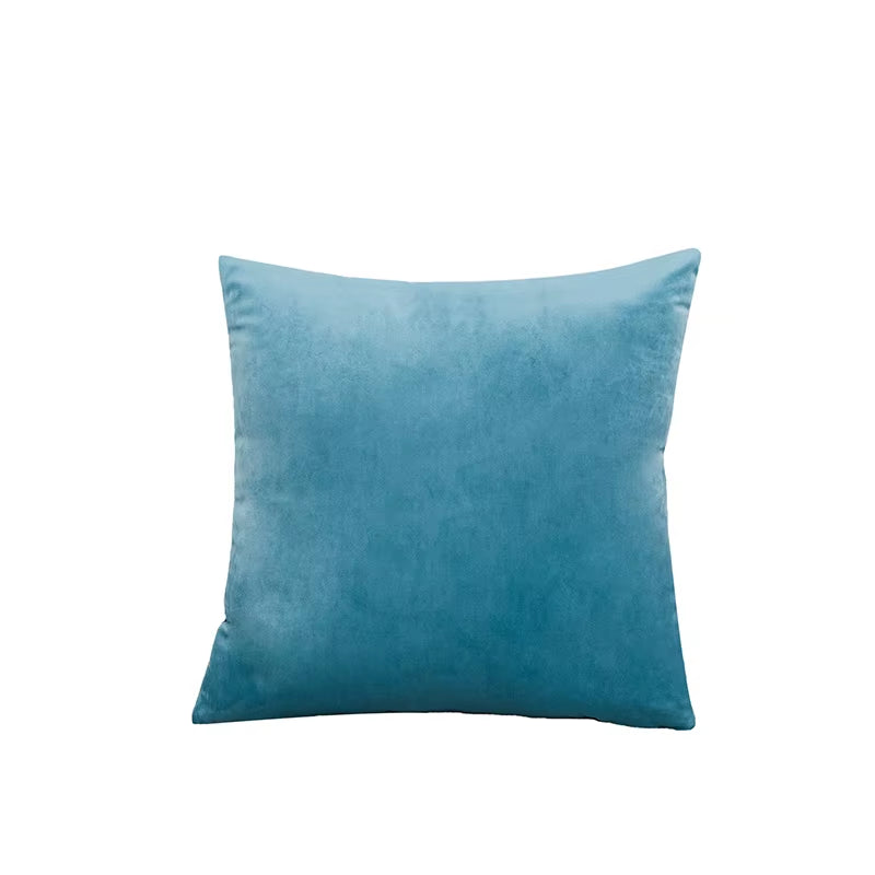 2PCS Velvet Throw Pillow Cover Soft Solid Decorative Square Cushion Case Sofa Bedroom Car Home55X55/60X60Cm Cozy Pillowcase