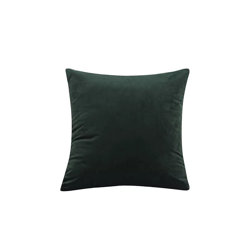 2PCS Velvet Throw Pillow Cover Soft Solid Decorative Square Cushion Case Sofa Bedroom Car Home55X55/60X60Cm Cozy Pillowcase