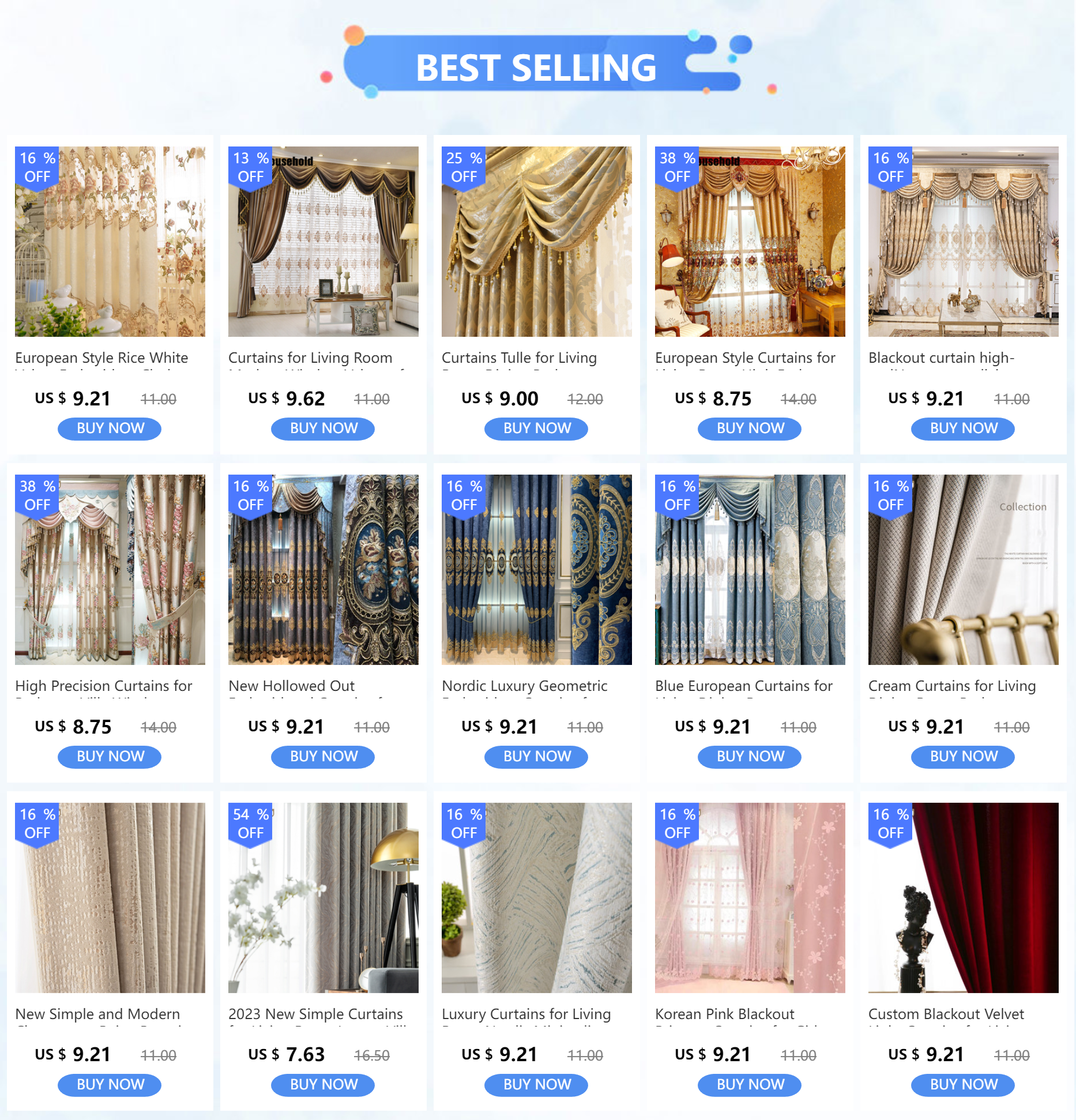 Royal Embroidered Dream acurtains