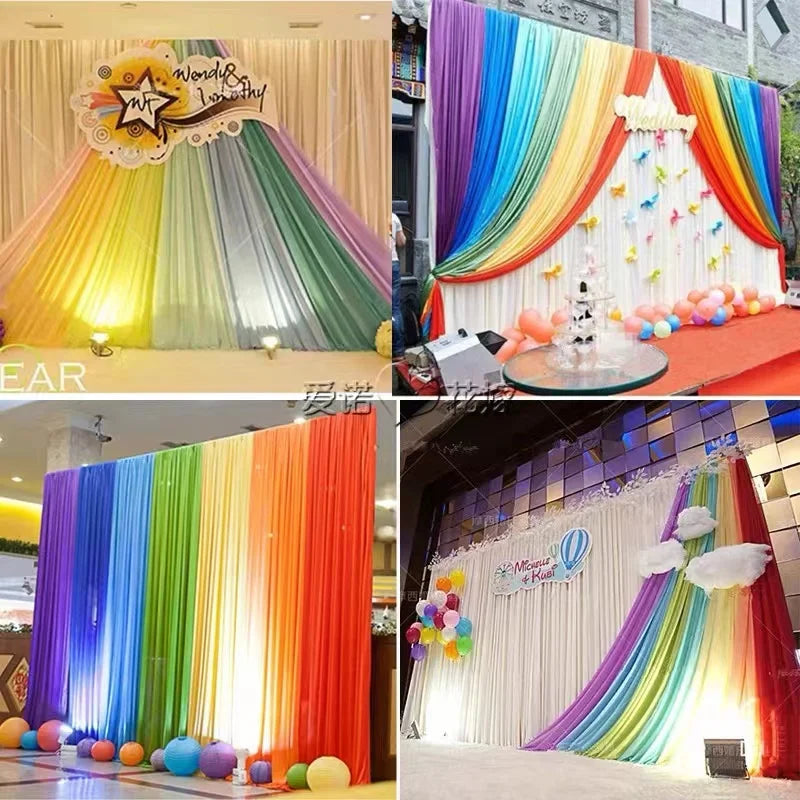 Fairy Light Curtain Drapes