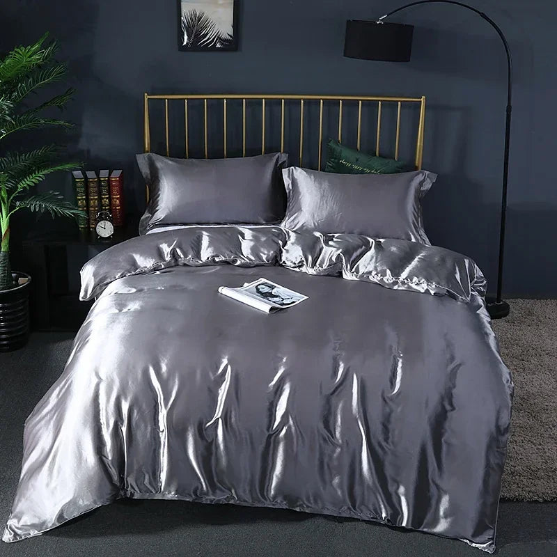 Luxury Solid Color Bedding Set