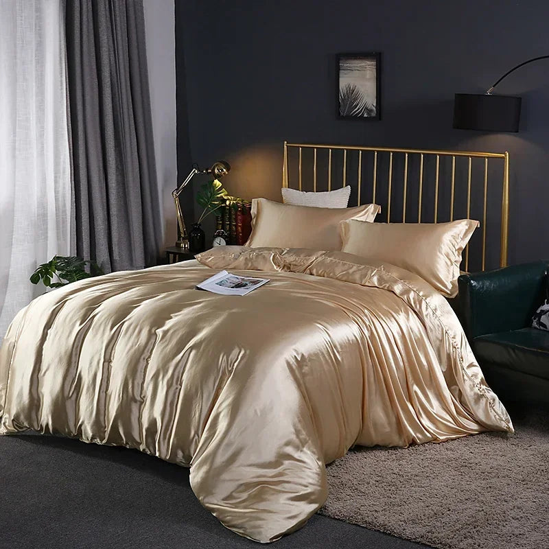 Luxury Solid Color Bedding Set