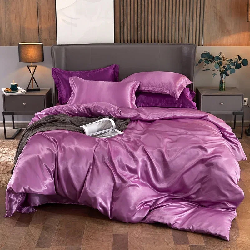 Luxury Solid Color Bedding Set
