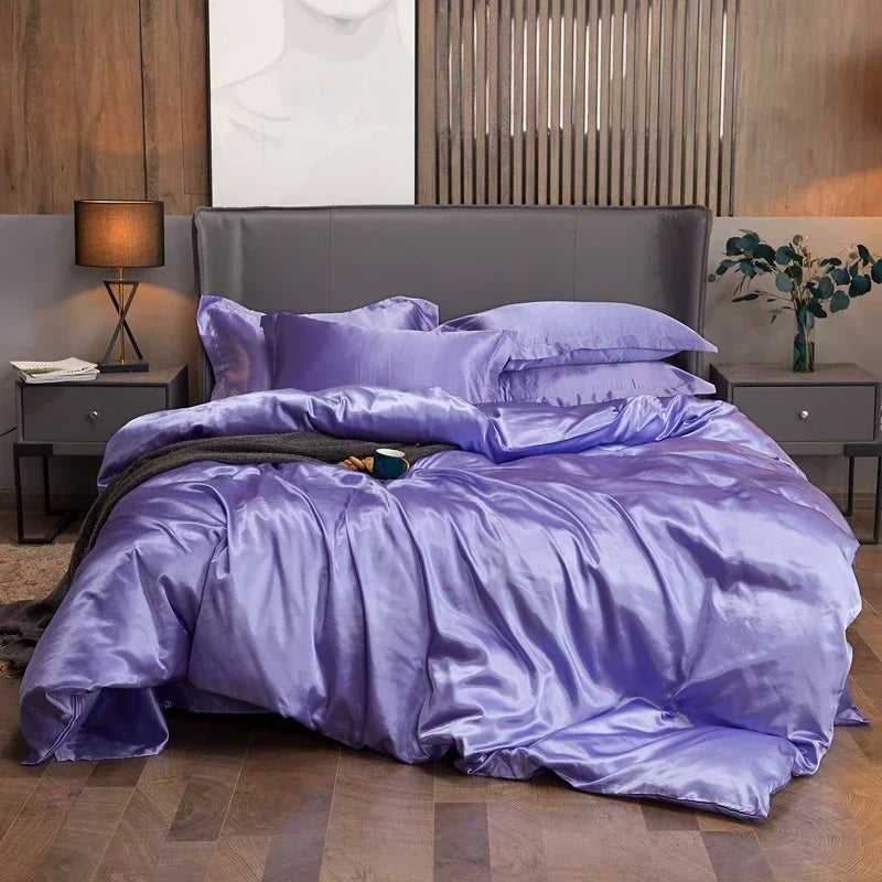Luxury Solid Color Bedding Set