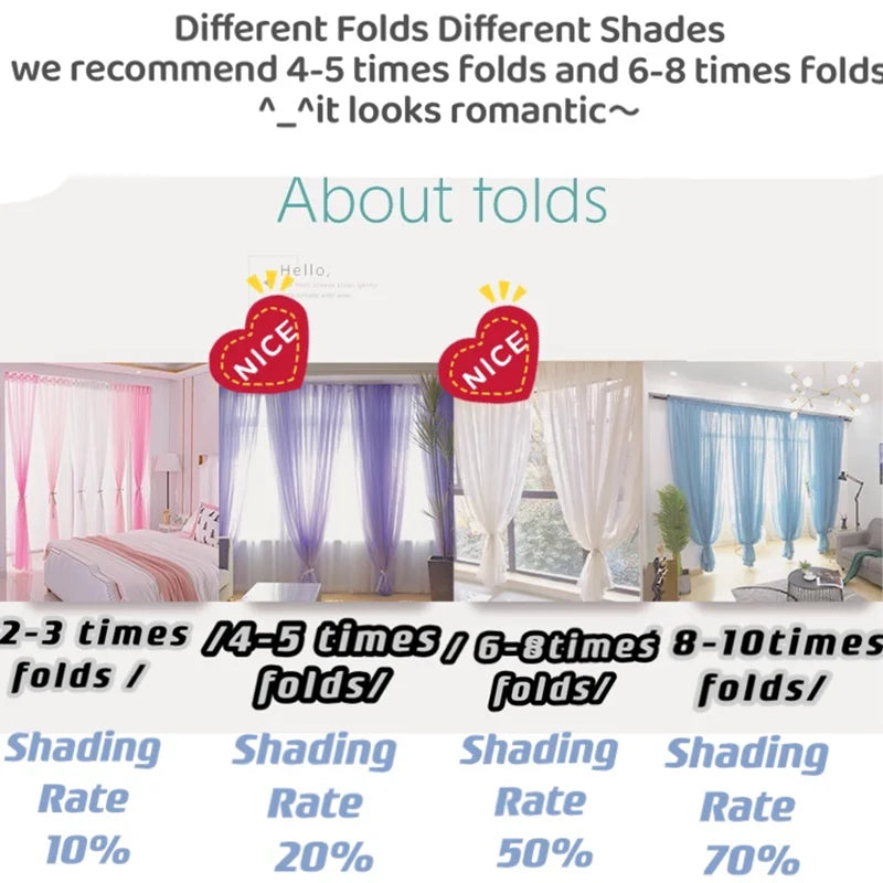 Fairy Light Curtain Drapes