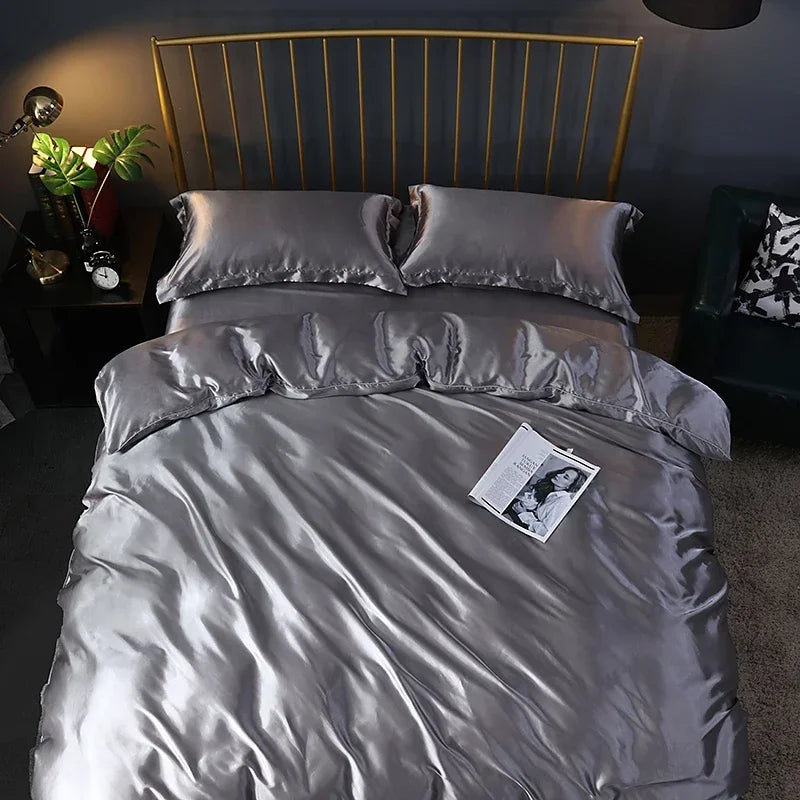 Luxury Solid Color Bedding Set