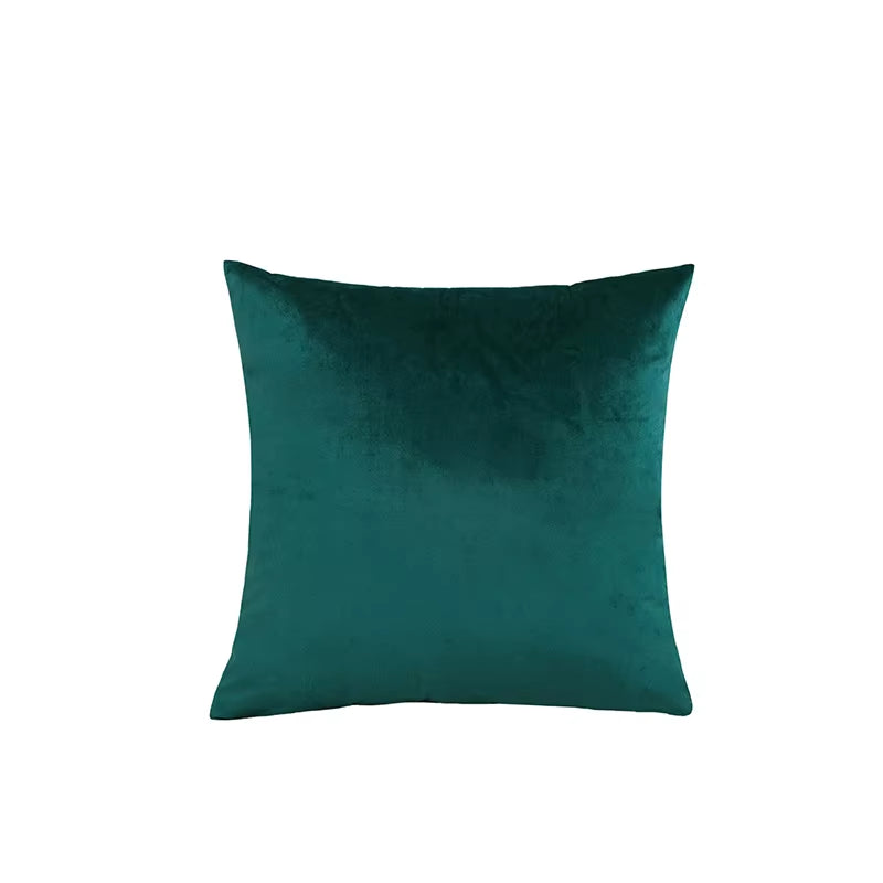 2PCS Velvet Throw Pillow Cover Soft Solid Decorative Square Cushion Case Sofa Bedroom Car Home55X55/60X60Cm Cozy Pillowcase